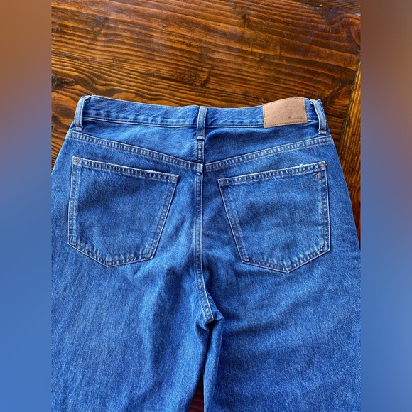 NWT Madewell Low-Slung Straight Jeans Size 28 - Picture 5 of 13